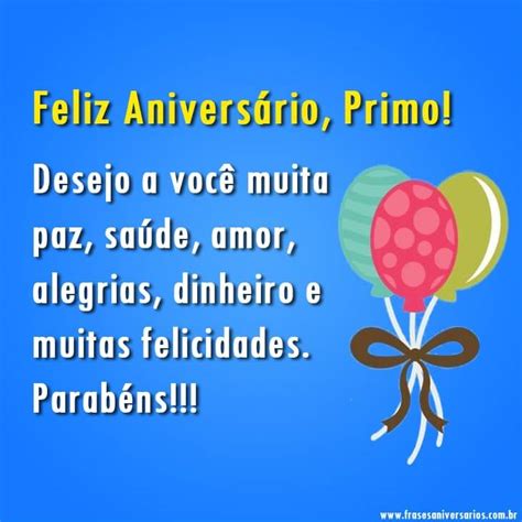 feliz aniversario primo frases de aniversario