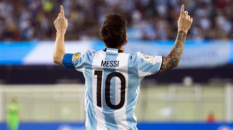 leo messi matches  time argentina goals record  copa win eurosport