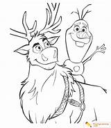 Olaf Coloring sketch template
