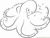 Octopus Don Dots Connect Dot sketch template