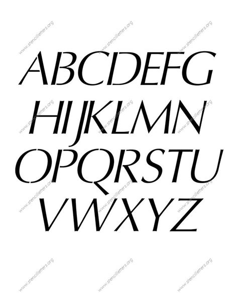 alphabet stencils custom stencils    lettering