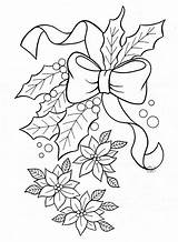 Riscos Navidad Bordar Poinsettia Patrones Fazer Natalinos Máquinas Doodle Ornaments Moldes Escolha Houseplants Gardenites Natalino sketch template