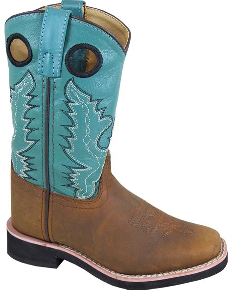 smoky mountain youth girls pueblo western boots square toe boot barn