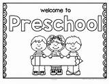 Preschool Welcome Coloring School Back Pages Kindergarten Printable Activities Theme Poster Worksheets Printables Child Kidsparkz Write Themes Pencil First Color sketch template