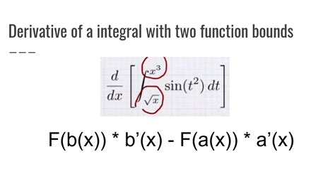 solved derivative   integral   function bounds cheggcom