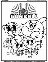Gumball Darwin Network Incrivel Incrível Animado sketch template
