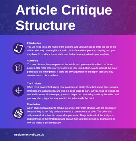 write  article critique   simple steps