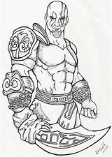 Kratos Desenhar Colorear Naruto Wesley Pencil Coloringcity Marã Riyadi Hernandez Janey Escolha sketch template