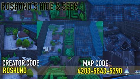 Roshuno S Hide And Seek [roshuno] Fortnite Creative Map Code