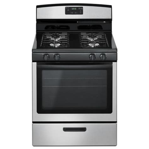 amana  cu ft gas range  stainless steel agrbas  home depot