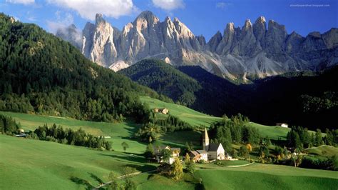 mountains landscapes austria alps clocktowers wallpaper   wallpaperup