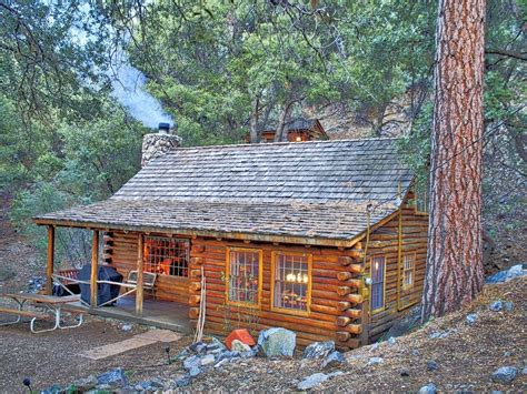 secluded cabin  mount pinos california