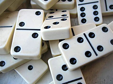 vintage dominos  large dominos game pieces  littlebeachdesigns