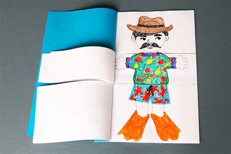 body flipbook kids crafts fun craft ideas firstpalettecom