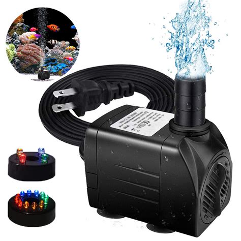 lh electric water feature pump small fountain garden fish pond ebay