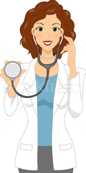 Female Doctor Vector Illustration © Lenm 1666688