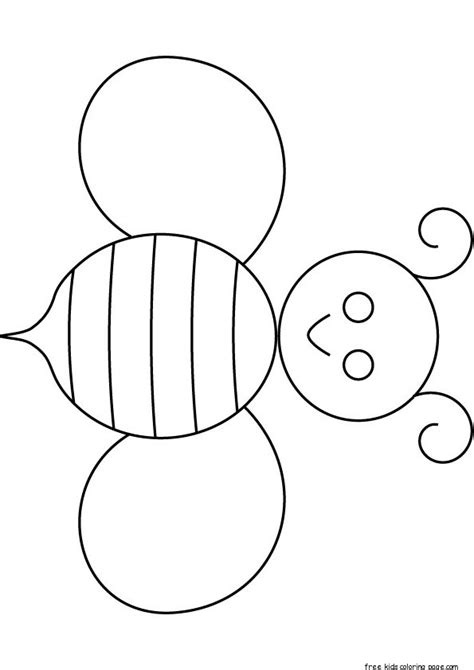 printable honey bee coloring pages  kidsfree printable coloring