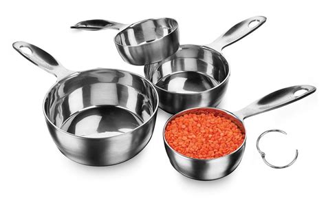 Amco Advance Performance Stainless Steel Measuring Cup Set