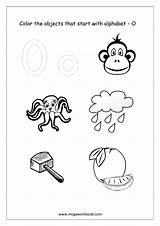 Color Objects Megaworkbook Starting Alphabet Start Things Worksheet Coloring Only sketch template