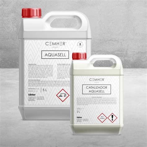 cemher aquasell  hardener relentless microcement