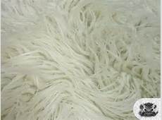 FAUX FUR MONGOLIAN FABRIC IVORY LONG PILE HAIR ON BTY