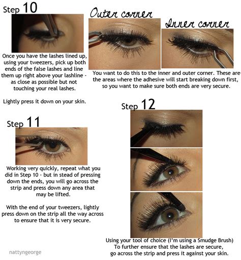 tutorial how to apply fake lashes very long post
