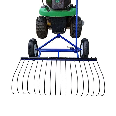 mini beast ride  mower landscape stick rake mm ft dissy machinery