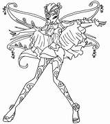Winx Coloriages sketch template