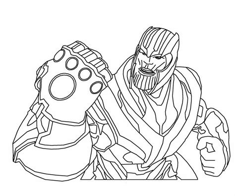 thanos avengers infinity war coloring pages coloring pages
