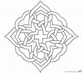 Coloring Celtic Pages Knot Adults Printable Kids sketch template