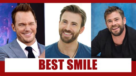 Chris Pratt Vs Chris Evans Vs Chris Hemsworth The Best Smile Picture