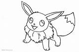 Eevee Pokemon Coloring Pages Printable Color Print Kids Bettercoloring sketch template