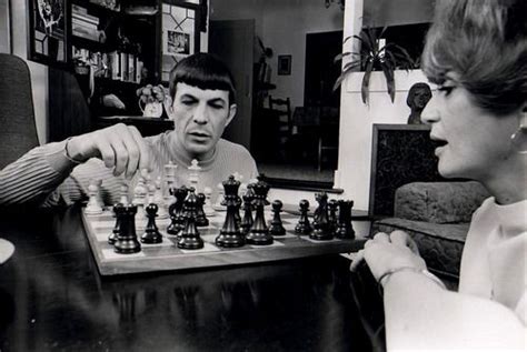 Leonard Nimoy Playing Chess Checkmate With Images Leonard Nimoy