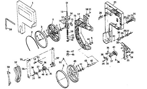 craftsman band   leg set parts model  sears partsdirect