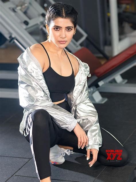 Actress Samantha Akkineni Latest Hot Workout Stills Social News Xyz