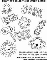 Germ Germs sketch template