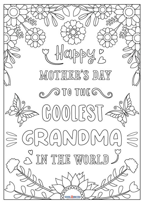 great grandma coloring pages