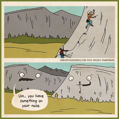 Rock Climbing Comics And Climbing Cartoons About Something On The