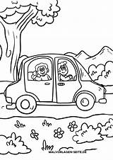Malvorlage Malvorlagen Autos Kleurplaat Ausflug Vorlage Seite Kind sketch template