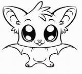 Coloring Pages Animals Anime Print Kids Cute Animal Color Sheets Mouse Simple Pets Kawaii Colouring Girls sketch template