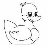Coloring Ducky Bathtub sketch template