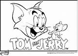 Tom Jerry Coloring Pages Kids Cat Easy Described Thomas Which Name sketch template