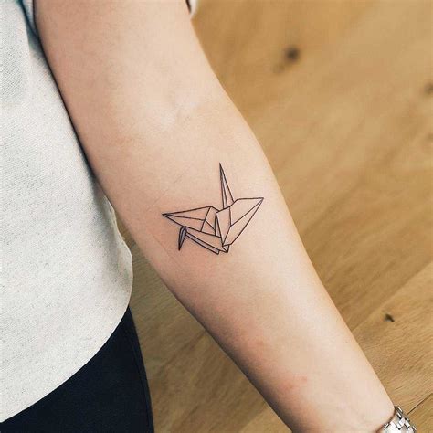 paper crane tattoo  rhys pieces tattoogridnet