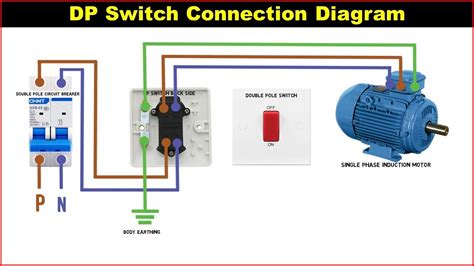 double pole switch wiring
