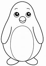 Pinguin Kleurplaten Topkleurplaat sketch template