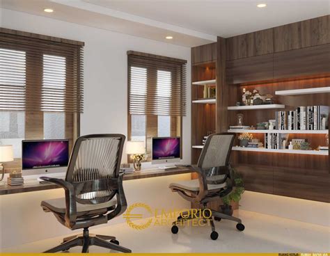 ide desain interior ruang kerja nyaman modern minimalis berestetika