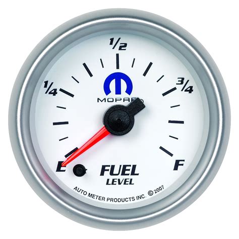 auto meter  mopar series   fuel level gauge