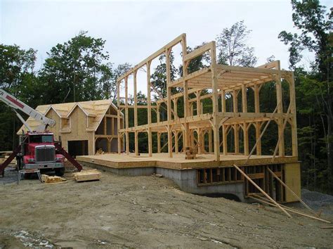 timber frame colonial  litchfield ct vermont frames