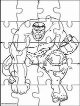 Hulk Puzzles Puzzle Printable Activities Jigsaw Cut Websincloud Marvel Coloring sketch template