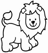 Lion Coloring Pages Baby Lions Kids Printable Cute Clipart Cartoon Print Book Animals Colouring Drawing Color Colour Sheets Sheet Clip sketch template